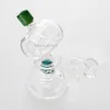 6 inch cilindrische glazen waterpijpen Dab Rigs met 14 mm kwartsbanger