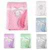 Cobertores Swaddling Fleece Cobertor Nascido Térmico Inverno Sólido Conjunto de Cama de Algodão Quilt Infantil Swaddle Envoltório 10276cm 231208