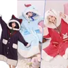 アニメコスチュームジェンシンインパクトコスプレパジャマかわいいぬいぐるみアニメタルタグリアXhongli Zhongli Scaramouche Winter Hoodie Thick Nightgown 231208