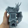 Novità Articoli Novità Wyvern Dice Towe Moving Dice Tower Scultura Grande libro Ornamento Statue Decorazioni per la casa Strumenti di gioco 231208