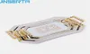 JINSERTA Metal Storage Tray Jewelry Display Plate Retro Dessert Fruit Cake Plate with Handle for Decor el Cafe Serving Tray Y116597001