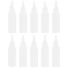 Lagringsflaskor 25 st flaskor hårfärgning på återfyllningsbar applikator tom pressa flaskad styling abs
