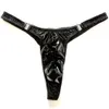 String homme mens underkläder gay jockstrap tanga glänsande ruched påse trosor g sträng thong bikini underkläder för män