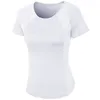 Actieve shirts Vrouwelijke Pilates Draag hoge elastische T-shirts Ademend ondergoed Tennis Sportkleding Hardlooptops Yoga T-shirt Damesjogging