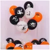 Decorazione del partito Zucca di Halloween Palloncino Ognissanti Paura Mago Pipistrello Palloncini Regali per bambini Decorazione della sede scolastica Layout Gwb15604 Drop Dhwxf