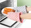 Outils de cuisson, mitaines de four, gants isolés pour micro-ondes, grille, doublure en polyester, gants de cuisine résistants à la chaleur, vente en gros SN6302