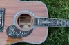 Dreadnought D45K 41 Zoll Ebenholzgriffbrett Abalone Binding Tree Life Akustische E-Gitarre aus Koaholz