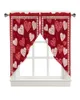 Tenda San Valentino Tende d'amore per la finestra della camera da letto Soggiorno Tende triangolari