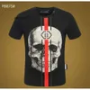 Designer Summer Skull T-shirt PP Designer Pleins T-shirt Philipps Phillip designer Plain Men Strass À Manches Courtes O-cou Chemise Tee Skulls Pr 601