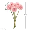 Decorative Flowers 6pcs Hydrangea Artificial Flower Ball Chrysanthemum Living Room Home Wedding Decoration Vases Arrangement Accessories