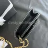 Bag Lüks Tasarımcı Bag Marka Kadın Omuz Çantası Çanta Gerçek Deri Koyun Dinleri Çapraz Vücut Bag Altın veya Gümüş Zincir Eğim Omuz Çantaları Çantalar