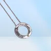 luxury designer jewelry women necklace iced out chains stainless steel jewellery diamond necklaces gold silver womens circle screw9649643