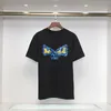 メンズTシャツnスライドデザイナーTシャツ新しいFファミリーダブルヤーンコットンメンズTシャツファッション演劇アニメTシャツ服S-2XLショートスリーブレースドレス86