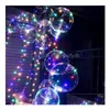 Party Decoration 20 Inch Luminous Balloons With Light String Luminou Led Bobo Balloon For Wedding Festival Gwb16573 Drop Delivery Ho Dhiw0