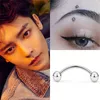 Other Fashion Accessories 100PCSLot Stainless Steel Earring Helix Nose Eyebrow Lip Labret Rings Tragus Tongue Barbell Navel Belly Piercings Body Jewelry 231208