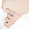 Met zijstenen SOFTPIG Real 925 Sterling Zilver 2Ct Moissanite Set Ring voor Vrouwen Bruiloft Lichte Luxe Fijne Sieraden Minimalistische Accessoires YQ231209