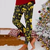 Women's Leggings Fashion For Women Workout Out Christmas Print Color Block Pants Soft Stretchy Cute Winter Outfits