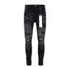 Mor Kot Tasarımcı Erkekler Tasarımcı Kot Pantolon Kadın Pantolon Mor Marka Yaz Deliği Yeni Stil Nakış Kendi Kendi Yetiştirme ve Küçük Ayaklar Moda Boyutu 30-40
