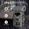 Hunting Cameras Solar Camera Mini700 Infrared Night Vision Wildlife Observation Cam 20MP1080P HD Charging Surveillance Traps Po 231208