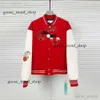 Mens Designer Off Giacche Giacca a vento Varsity Vintage Allentato Lungo Baseball Hip Hop Harajuku Offs Bianco Lettera Ricamo Streetwear Uomo 656 570