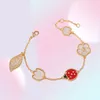 2021 Romatique Femmes Shell Lucky Spring Flower Ladybug Faune Design Bracelet Smart Bracelet Bijoux 220Y5201143