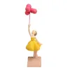 Decorative Objects Figurines Resin Banksy Balloon Girl Decoration Modern Art Sculpture Worker Flying Balloons Figurine Home Accessory Gifts 231208