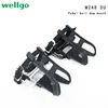 Pedais de bicicleta wellgo m248du mtb pedais de bicicleta liga de alumínio peilin rolamento mountain bike pedal com boca de cão peças de bicicleta 231208