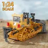 Giocattoli di trasformazione Robot Bambini 2.4G Escavatore telecomandato Modello RC Auto Giocattoli Autocarro con cassone ribaltabile Bulldozer Veicolo di ingegneria Regali di compleanno di NataleL231114