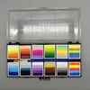 Body Paint Schminkset voor kinderen Watergeactiveerd Professioneel Rainbow Cake Art Pressing Painting Split Palette 231208