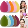 Make Sponzen 10 Stuks Cosmetische Bladerdeeg Vrouwen Spons Concealer Foundation Schoonheid Gezicht Mengen Water Drop Shape Make Up Gereedschap