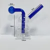 QuartzPro Glass Bubbler Oil Burner Smoke Pipe With 3cm Head Bowl Percolator Filter Diffuser Tube