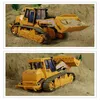 Auto modello Diecast 1 16 RC Bulldozer Excavator Toy RC Engineering Vehicle Dumper Letre e Excavator Plastic RTR Toys for Kids Birthday Giftl231114