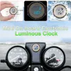 Car New New Universal Cold Light Motorcycle Clock Waterproof Watch Stick-On Motorbike Mount Digital Clock Moto Accessories Moto Styling