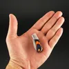 ZK20 Coltello tascabile portachiavi in acciaio inossidabile mini coltello da appendere manico in legno coltello da frutta pieghevole da esterno