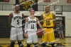 Maillots de basket-ball bon marché, maillot d'or UMBC Retrievers # 10 Jairus Lyles # 11 K.J. Maura #33 Arkel Lamar 5 Jourdan Grant Collège cousu jaune