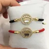 Black Red Cross Heart Butterfly Woven Thread Rope Lucky Bracelet Women Men Charms Jewelry Lovers' Best Gift Friendship Bangles