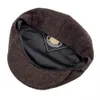 Береты VOBOOM, шерстяная твидовая плоская кепка с рисунком «елочка», кепки sboy, кепки Boina, мужские и женские береты, классическая шляпа таксиста, шляпы для гольфа, охоты, плюща, 200 231208