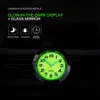 New MINI Car Clock Luminous Automobiles Internal Stick-On Digital Watch Mechanics Quartz Clocks 40mm 43mm Auto Ornament