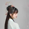 Sombreros Accesorios para el cabello Hanfu corona para el cabello mujer antigua corona de fénix temperamento tocado de novia conjunto completo de accesorios para el cabello de disfraz 231208