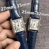 Watch Designer Watch Men's and Women's Imported Quartz Movement Stainless Steel Cow Watch Band 25/27mm Classic Couple Watch