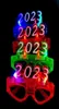 Party Decor LED Light up 2023 Lunettes lumineuses clignotantes Rave Glow Shutter Shades Lunettes pour le Nouvel An Enfants Adultes Tailles 23774542