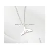 Pendentif Colliers 20 pcs/lot Sier queue de sirène pendentifs pour femmes amoureux dauphins baleine poisson charmes bijoux accessoires livraison directe Dh4up