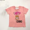 kleding kind kinderen designer t-shirt peuter t-shirt kind t-shirt baby kleedt 1-14 leeftijden meisjes jongens korte mouw tops luxe merk zomershirt letters