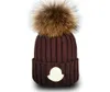 Klasik Tasarımcı Sonbahar Kış Beanie Şapkaları Yeni Stil Erkekler ve Kadınlar Moda Moda Evrensel Örme Kapak Sonbahar Yün Açık Sıcak Kafatası Kapakları M-3