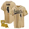 Saints 1987 Legacy Baseball Jersey Derek Carr Jameis Winston Taysom Hill Drew Brees Chris Olave Michael Thomas Alvin Kamara Foster Moreau Tyrann Mathieu Jerseys