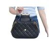 10A 24c Retro Mirror Quality Designer Classic Flap Messenger Bags Womens Handbag Real Leather Lambskin Quilted Purse Crossbody Shoulder Chain Box