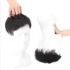 Perruques Wigs synthétiques Aosi Short Male's Wig Hair Skrin Men Toupee Phipice Remplacement Synthétique Hair raide Naturel Noir Topper W