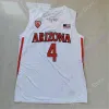 Arizona Wildcats Camiseta de baloncesto NCAA College Oumar Ballo Kerr Kriisa Courtney Ramey Pelle Larsson Henderson Jr. Boswell Green Bibby Manni