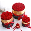 Hot Eternal in bevarade riktiga rosblommor med lådan Set Romantic Valentines Gift the Best Mothers Day Gift FY4613 TT120