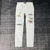 Jeans viola Designer Jeans Uomo Jeans firmati per uomo Donna Pantaloni Viola Jeans di marca Foro estivo 2023 Nuovo stile Ricamo Autocoltivazione 475